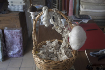 A Traditional Cotton Basket