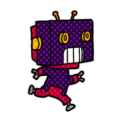 cartoon robot