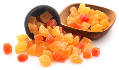 Dried fruits apricot and papaya with some others