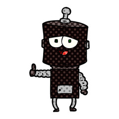 Naklejka premium cartoon robot