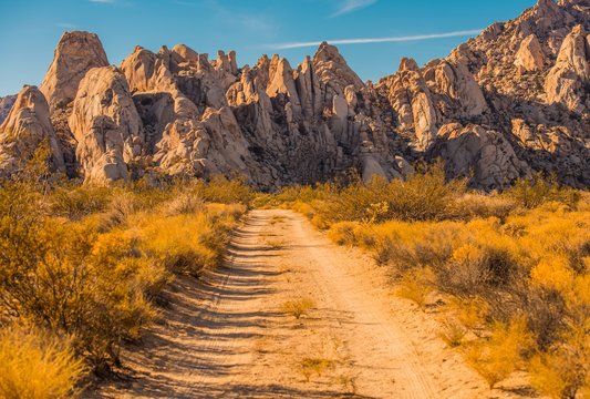 Mojave Desert Rock Formation