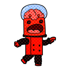 cartoon robot