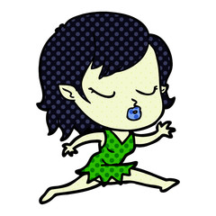 cute cartoon vampire girl