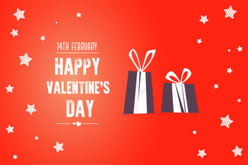 Happy valentines day handwritten text 