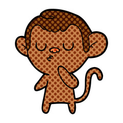 cartoon monkey