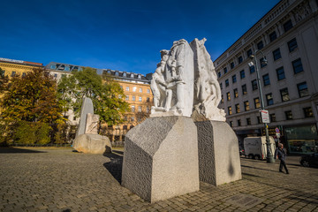 Albertinaplatz bzw. Helmut Zilk Platz in Wien