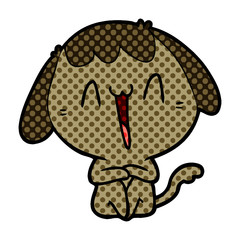 cute cartoon dog