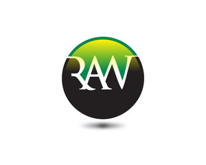 raw letter logo