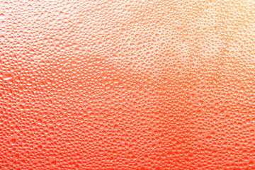 wet misted glass with water droplets close-up like texture or background