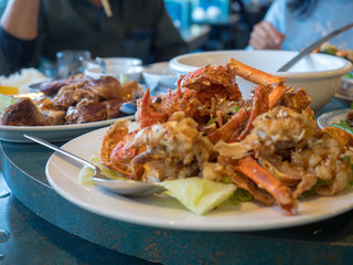 Cuisine style of cooking variety of food