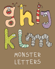 monster alphabet