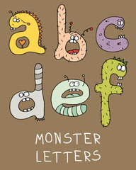 monster alphabet © ZYTA.eM