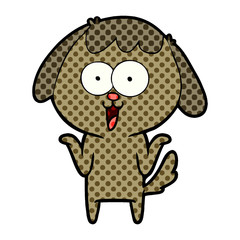 cute cartoon dog