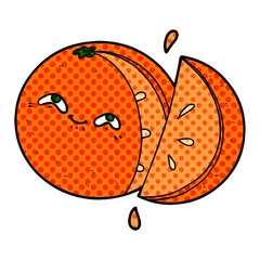 cartoon orange