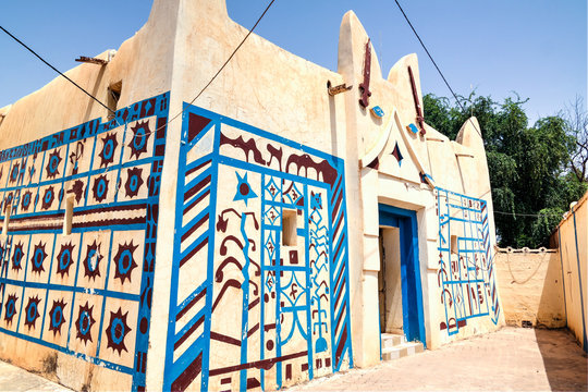 Exterior view to Dosso sultan residence, Niger