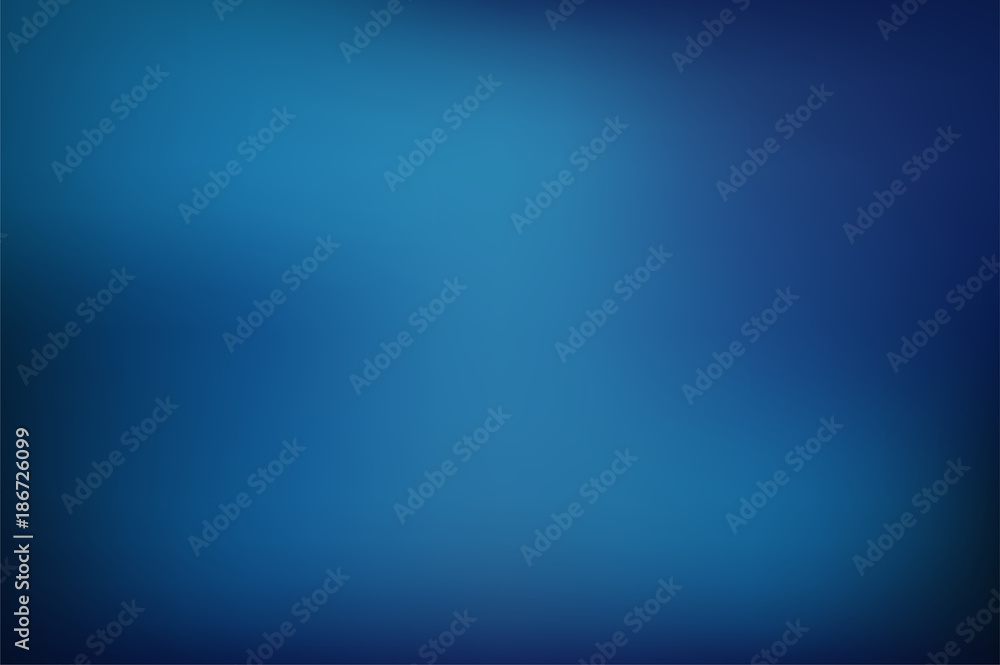 Poster Dark Blue Gradient Vector Background,Simple bluea blend of blue color spaces as contemporary background graphic backdrop