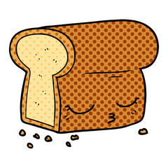 cartoon loaf of bread