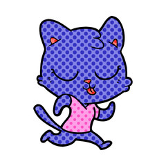 Fototapeta premium cartoon cat