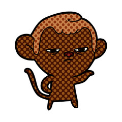 cartoon monkey