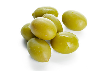 olive isolated on white