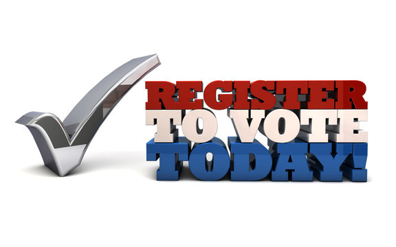 Register to vote today - voter registration