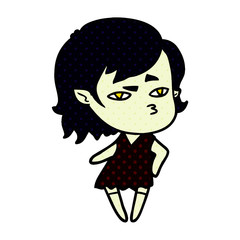 cartoon vampire girl