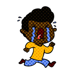 cartoon crying man