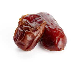 date fruit isolated on white