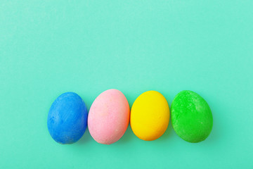 easter colorful eggs