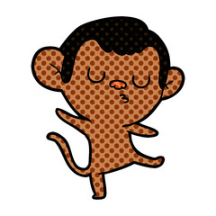 Fototapeta premium cartoon monkey