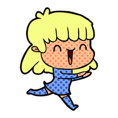 cartoon woman