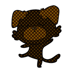 cute cartoon dog