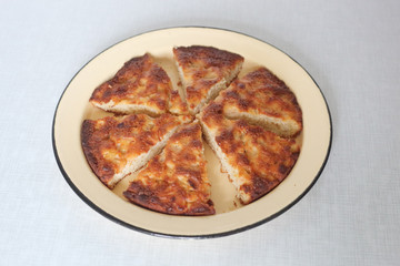 Cake on a plate