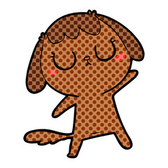 cute cartoon dog