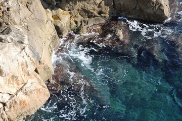 Steilküste in Kroatien