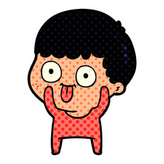cartoon man staring