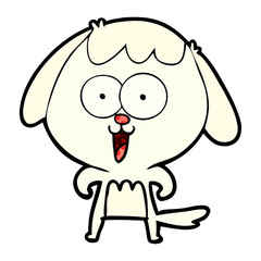 cute cartoon dog