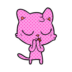 Fototapeta premium cartoon cat