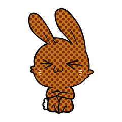 cute cartoon rabbit