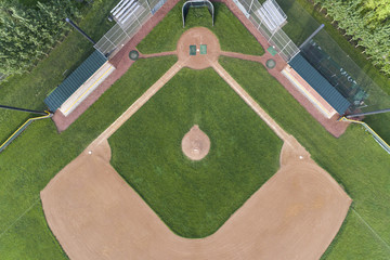 Overhead Baseball Diamond View © pics721