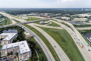 Suburban Overpass and Highway