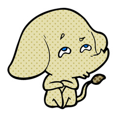 cartoon elephant remembering