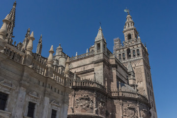 Fototapeta na wymiar Seville Cathedral