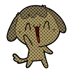 cute cartoon dog