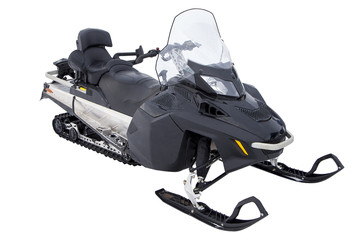 Fototapeta premium scooter, snowmobile isolated on white background