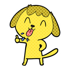 cute cartoon dog