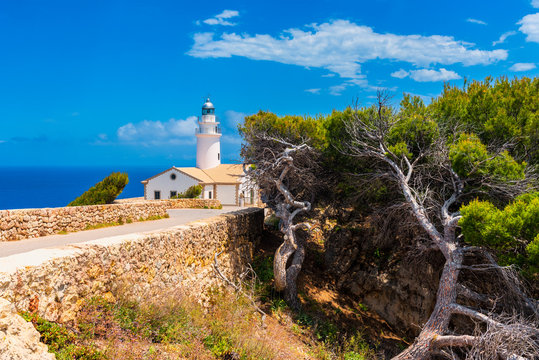 Capdepera Lighthouse in Mallorca Spain 