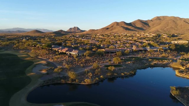 Aerial Tracking of Arizona Golf Course