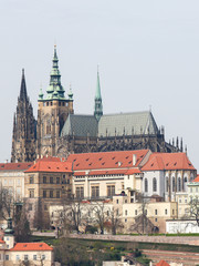 Naklejka na ściany i meble St Vitus Cathedral in Prague, Czech Republic