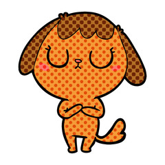 cute cartoon dog